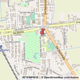 Mappa Via Concetto Marchesi, 29-14, 35048 Stanghella, Padova (Veneto)