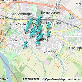 Mappa Piazza Sant'Antonio Maria Zaccaria, 26100 Cremona CR, Italia (0.5845)
