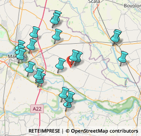 Mappa 46037 Roncoferraro MN, Italia (8.5555)