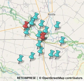 Mappa Via Dosso, 26034 Piadena CR, Italia (5.86947)