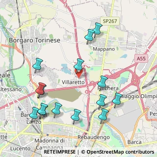 Mappa Via Benvenuto Cellini, 10071 Torino TO, Italia (2.36867)