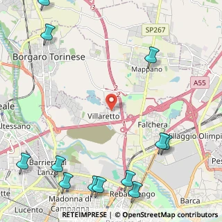 Mappa Via Benvenuto Cellini, 10071 Torino TO, Italia (3.41417)
