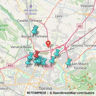 Mappa Via Benvenuto Cellini, 10071 Torino TO, Italia (3.76333)