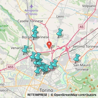 Mappa Via Benvenuto Cellini, 10071 Torino TO, Italia (4.04467)