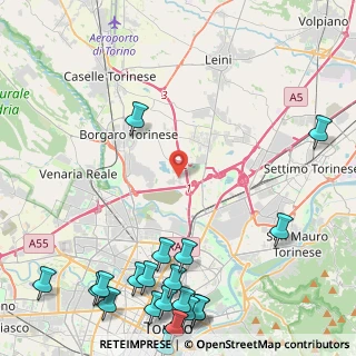Mappa Via Benvenuto Cellini, 10071 Torino TO, Italia (6.773)