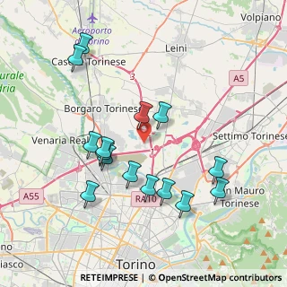 Mappa Via Benvenuto Cellini, 10071 Torino TO, Italia (3.872)