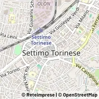 Kaart Settimo Torinese