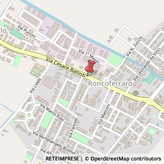 Mappa Via Battisti,  12, 46037 Roncoferraro, Mantova (Lombardia)
