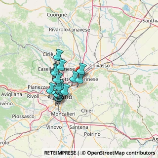 Mappa Via Luigi Settembrini, 10036 Settimo Torinese TO, Italia (11.03278)