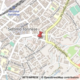 Mappa Via Castiglione, 12A, 10036 Settimo Torinese, Torino (Piemonte)