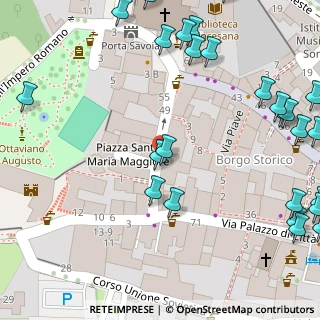 Mappa Via Martiri della Libertà, 10059 Susa TO, Italia (0.08889)