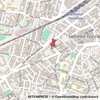 Mappa Piazza Campidoglio, 42, 10036 Settimo Torinese, Torino (Piemonte)