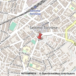 Mappa Viale Piave, 3, 10036 Settimo Torinese, Torino (Piemonte)