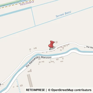 Mappa Via XXVIII Aprile, 36 38, 35043 Vescovana, Padova (Veneto)
