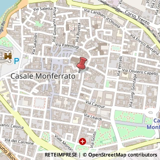 Mappa Via Alessandro della Rovere, 33, 15033 Casale Monferrato, Alessandria (Piemonte)