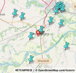 Mappa Via Dei Liguri, 27051 Cava Manara PV, Italia (4.914)