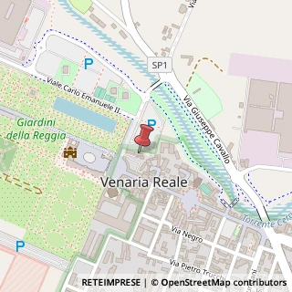 Mappa Via Amedeo di Castellamonte, 2, 10078 Venaria Reale, Torino (Piemonte)