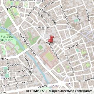 Mappa Via bissolati stefano leonida 20, 26100 Cremona, Cremona (Lombardia)