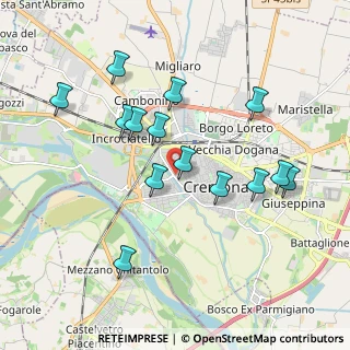 Mappa Via Angelo Massarotti, 26100 Cremona CR, Italia (1.86643)