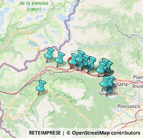 Mappa 10053 Bussoleno TO, Italia (11.08)