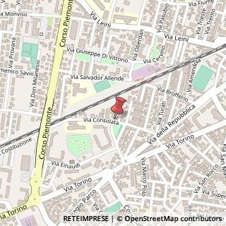 Mappa Via Consolata, 16, 10036 Settimo Torinese, Torino (Piemonte)