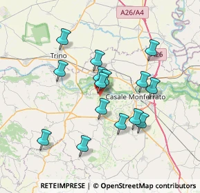 Mappa Unnamed Rd, 15030 Coniolo AL, Italia (6.348)