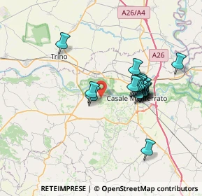 Mappa Unnamed Rd, 15030 Coniolo AL, Italia (6.018)