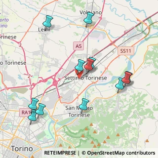 Mappa Via Edmondo de Amicis, 10036 Settimo Torinese TO, Italia (4.43)