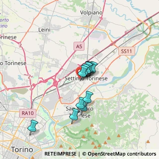 Mappa Via Edmondo de Amicis, 10036 Settimo Torinese TO, Italia (2.48091)