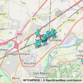 Mappa Via Edmondo de Amicis, 10036 Settimo Torinese TO, Italia (1.04455)