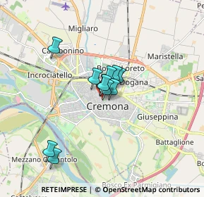 Mappa Corso Campi, 26100 Cremona CR, Italia (1.06727)
