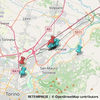 Mappa Ufficio fronte Strada, 10036 Settimo Torinese TO, Italia (2.47273)