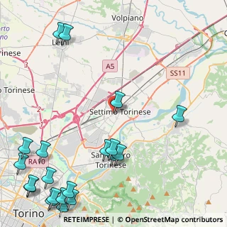 Mappa Ufficio fronte Strada, 10036 Settimo Torinese TO, Italia (6.704)