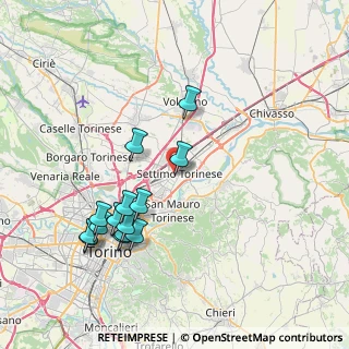 Mappa Ufficio fronte Strada, 10036 Settimo Torinese TO, Italia (8.07357)