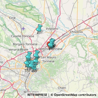 Mappa Ufficio fronte Strada, 10036 Settimo Torinese TO, Italia (6.03333)