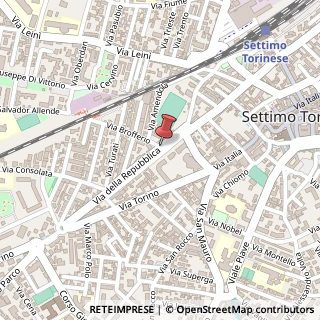 Mappa Via della Repubblica, 10036 Settimo Torinese TO, Italia, 10036 Settimo Torinese, Torino (Piemonte)