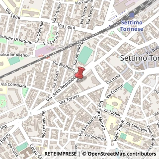 Mappa Via Cavour, 49/A, 10036 Settimo Torinese, Torino (Piemonte)