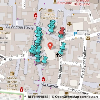 Mappa Via del Tribunale, 15033 Casale Monferrato AL, Italia (0.04423)