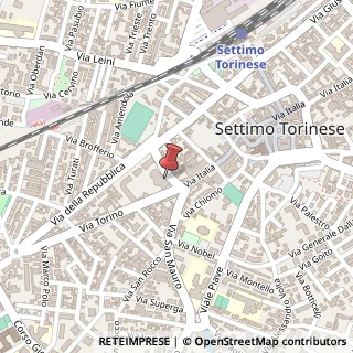 Mappa Piazza Campidoglio, 50, 10036 Settimo Torinese, Torino (Piemonte)