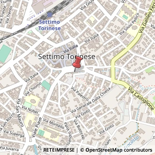 Mappa Piazza Vittorio Veneto, 14/A, 10036 Settimo Torinese, Torino (Piemonte)