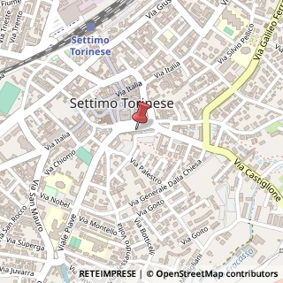 Mappa Piazza Vittorio Veneto, 14, 10036 Settimo Torinese, Torino (Piemonte)