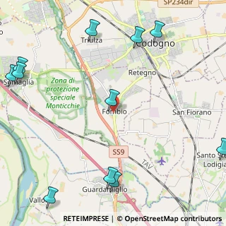 Mappa Strada Statale, 26861 Fombio LO, Italia (3.22727)