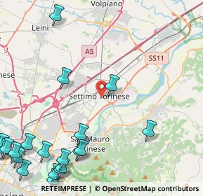 Mappa Via Marchisone, 10036 Settimo Torinese TO, Italia (6.698)