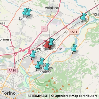 Mappa Via Marchisone, 10036 Settimo Torinese TO, Italia (3.59667)