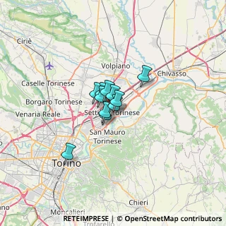 Mappa Via Marchisone, 10036 Settimo Torinese TO, Italia (3.06636)