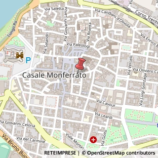 Mappa Piazza Urbano Rattazzi, 18, 15033 Casale Monferrato, Alessandria (Piemonte)