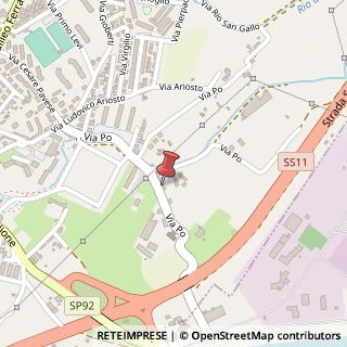 Mappa Via Po, 39, 10036 Settimo Torinese, Torino (Piemonte)