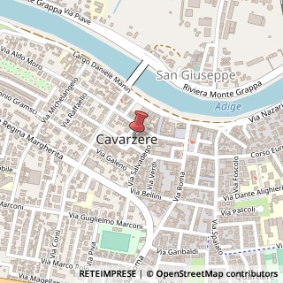 Mappa Piazza della Repubblica, 4, 30014 Cavarzere, Venezia (Veneto)