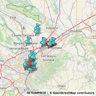 Mappa Via Consolata, 10036 Settimo Torinese TO, Italia (6.52667)