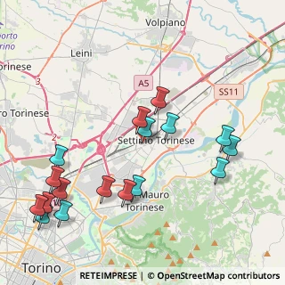 Mappa Via Consolata, 10036 Settimo Torinese TO, Italia (4.70882)